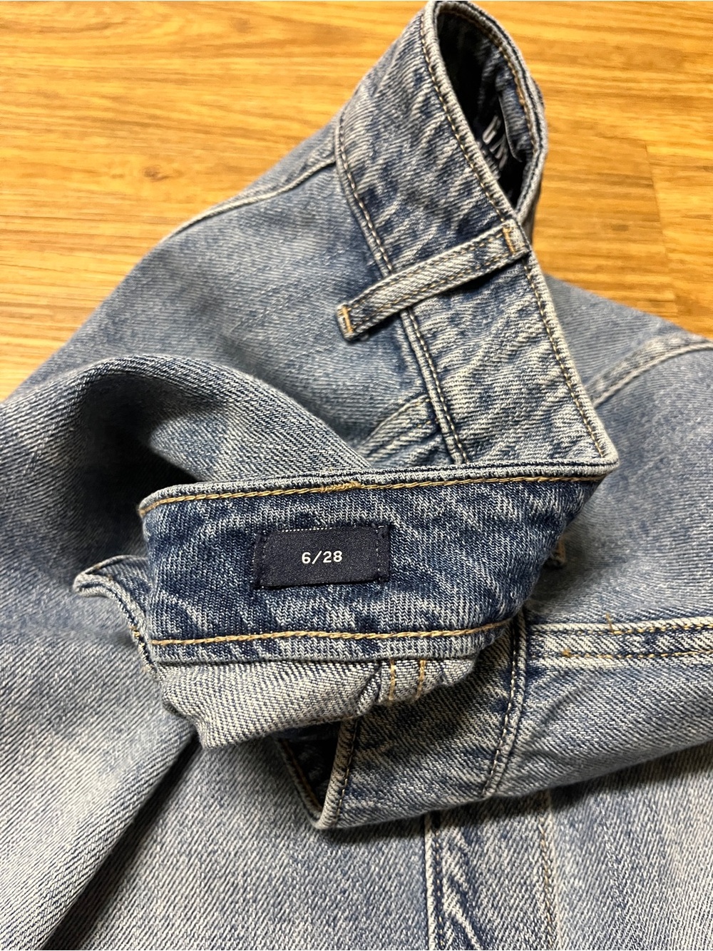 Gap Vintage Style Long Denim Skirt Button Front Size 6/28” Summer Festival - Picture 3 of 9